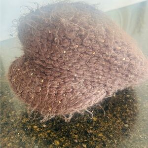 Liz Claiborne Brown Knit Hat